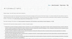 Desktop Screenshot of myconnectome.org